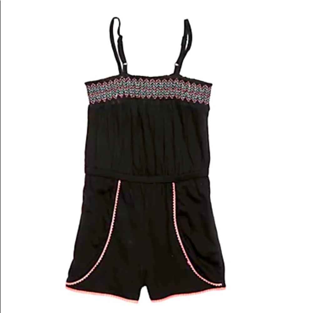 Girls Smocked Tank Romper by True Craft
